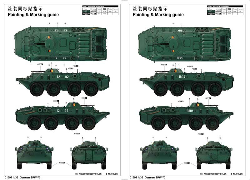 Trumpeter 01592 German SPW-70 1/35 – zdjęcie 3