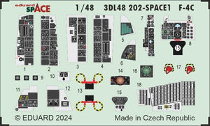 Eduard 3DL48202 F-4C SPACE HOBBY 2000, ACADEMY 1/48 – zdjęcie 3