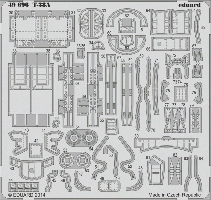 Eduard 49696 T-38A S. A. TRUMPETER 1/48 – zdjęcie 2