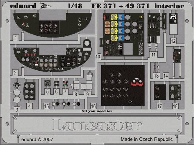 Eduard BIG4882 LANCASTER 1/48 TAMIYA – zdjęcie 18