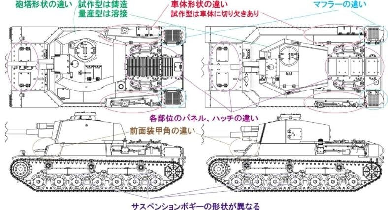 Fine Molds FM33 IJA Medium Tank Type 4 Chi-To Planned Production Ver. 1/35 – zdjęcie 7