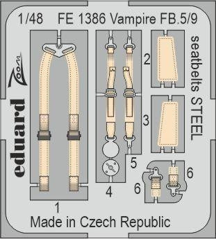 Eduard BIG49394 Vampire FB.5 AIRFIX 1/48 – zdjęcie 5