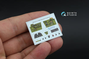 Quinta Studio QD+72212 P-40M Warhawk 3D-Printed &amp;amp; coloured Interior on decal paper (Academy) (with 3D-printed resin parts) 1/72 – zdjęcie 3