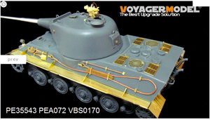 Voyager Model PE35543 WWII German Pz.Kpfw.VII lowe Super Heavy tank For Amusing hobby 35A005 1/35 – zdjęcie 3