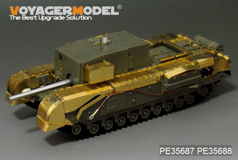 Voyager Model PE35688 WWII British Churchill 3inch gun 20 CWT Gun Fenders For AF35253 1/35 – zdjęcie 2