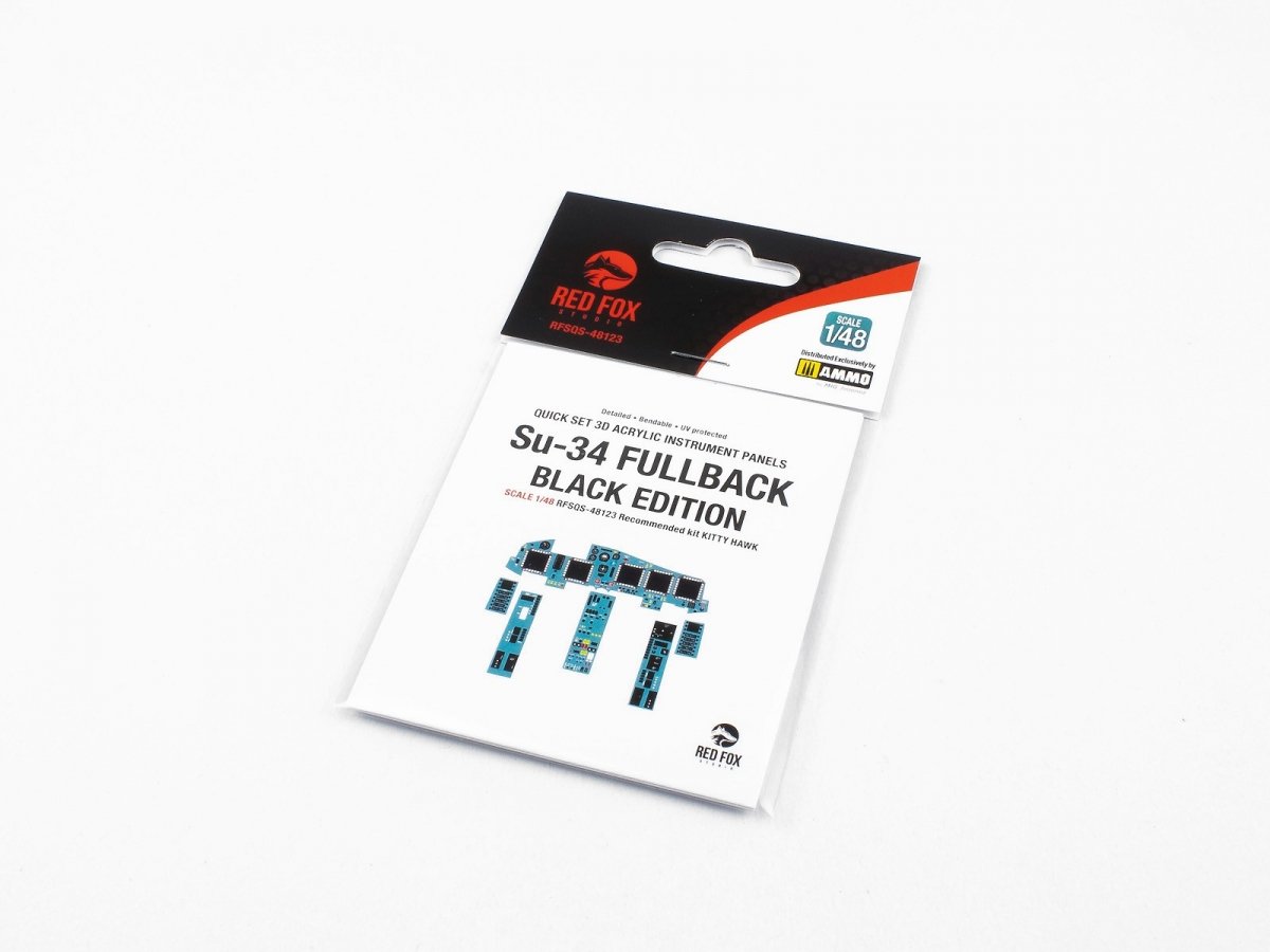 Red Fox Studio QS-48123 Su-34 FULLBACK BLACK EDITION Kitty Hawk 1/48 – zdjęcie 2