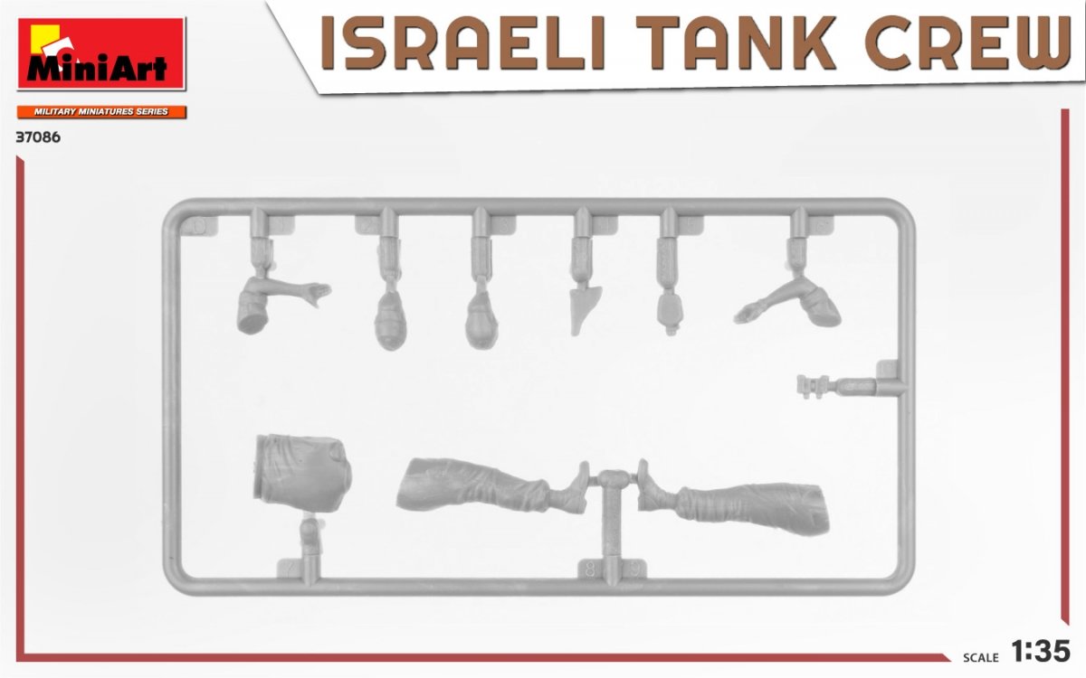MiniArt 37086 ISRAELI TANK CREW. YOM KIPPUR WAR 1/35 – immagine 3