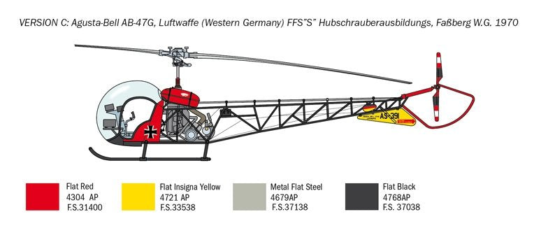 Italeri 2820 OH-13 Sioux 1/48 – zdjęcie 5