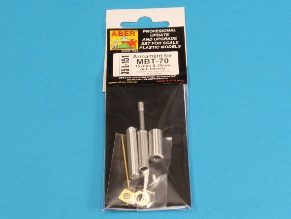Aber 35L-151 Armament for MBT-70 - 152mm and 20mm gun barrels 1/35 – zdjęcie 9