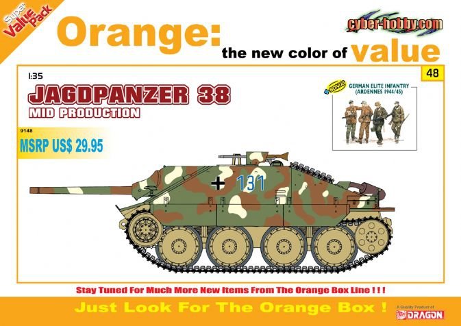 Cyber ​​Hobby 9148 Jagdpanzer 38 Production moyenne (1/35)