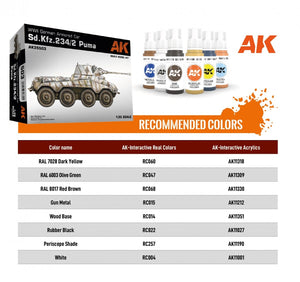 AK Interactive AK35503 SD.KFZ.234/2 PUMA 1/35 – zdjęcie 5