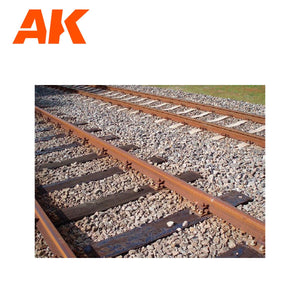 AK Interactive AK8256 SMALL RAILROAD BALLAST 100ml – zdjęcie 3