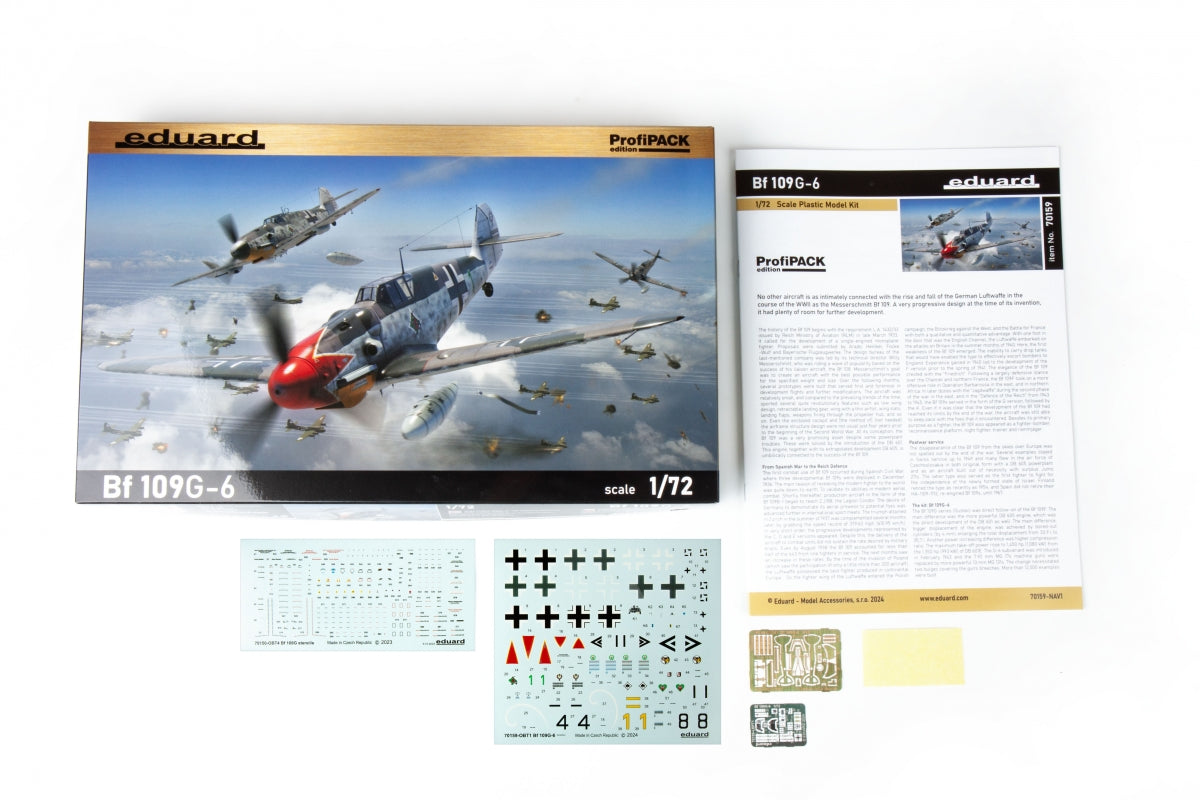 Eduard 70159 Bf 109G-6 The ProfiPACK Edition 1/72 – zdjęcie 2