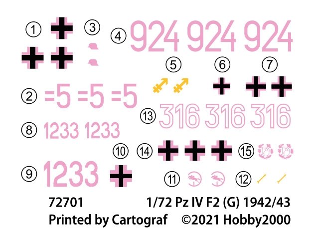 Hobby 2000 72701 Pz.Kpfw.IV Ausf.F2 (G) Eastern Front 1942 DRAGON + CARTOGRAF 1/72 – zdjęcie 3