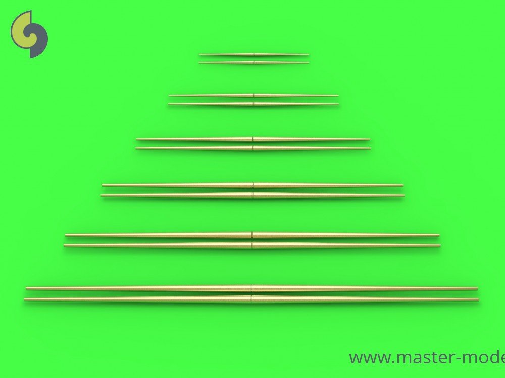 Master SM-700-045 Jeu de vergues universelles n° 1 (longueurs = 5, 7,5, 10, 12,5, 15, 17,5 mm - 2 pièces de chaque) (1/700) – image 2