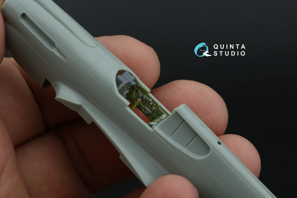 Quinta Studio QD+72054 P-40E Warhawk 3D-Printed &amp;amp; coloured Interior on decal paper (Academy/Modelist) (with 3D-printed resin parts) 1/72 – zdjęcie 11