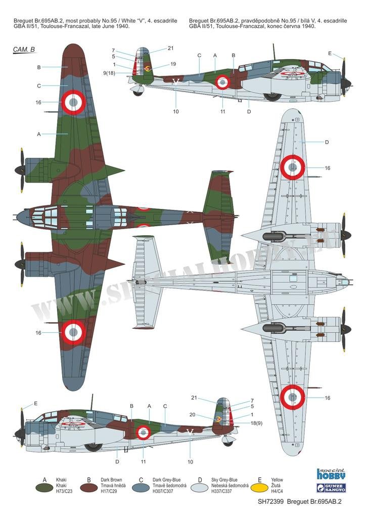 Special Hobby 72399 Breguet Br. 695AB.2 1/72 – immagine 3
