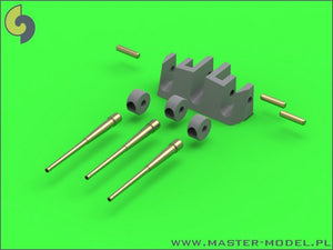 Master SM-350-079 HMS Belfast armament - 6in (12pcs), 4in (12pcs) barrels - set includes resin correction for 6in gun mounting 1/350 – zdjęcie 4