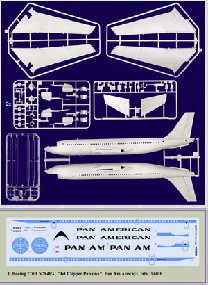 Roden 319 Boeing 720B Pan American 1/144 – zdjęcie 2