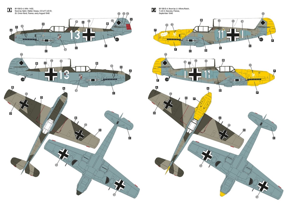 Hobby 2000 32005 Messerschmitt Bf 109 E-4 ( DRAGON + CARTOGRAF ) 1/32 – zdjęcie 3