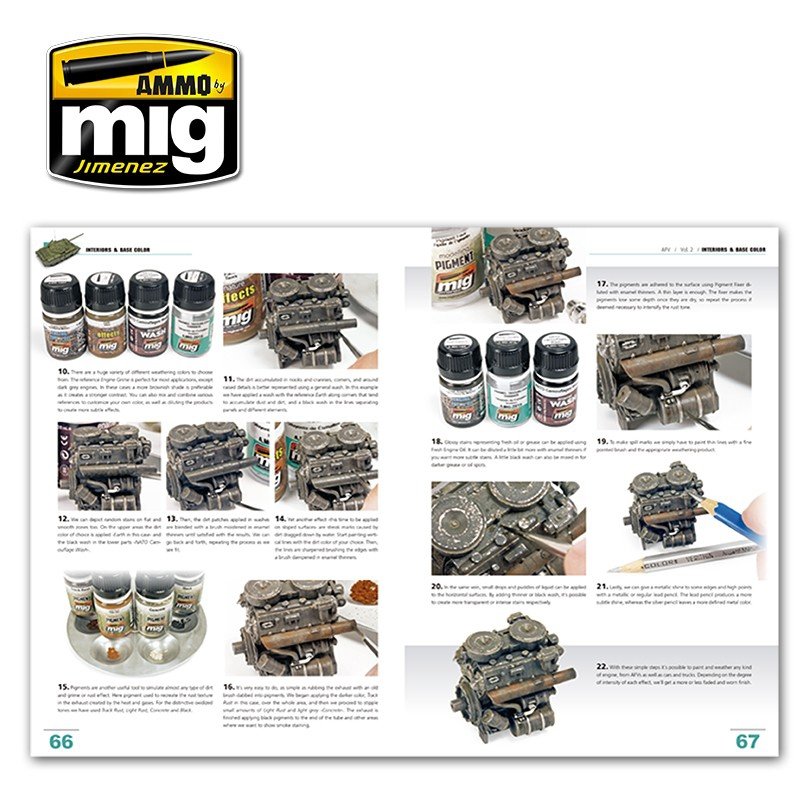 Ammo of Mig Jimenez 6201 ENCYKLOPEDIA TECHNIK MODELARSKICH – POJAZDY PANCERNE TOM 2 – MALOWANIE WNĘTRZ I PODSTAWY MALOWANIA (język polski) – zdjęcie 3