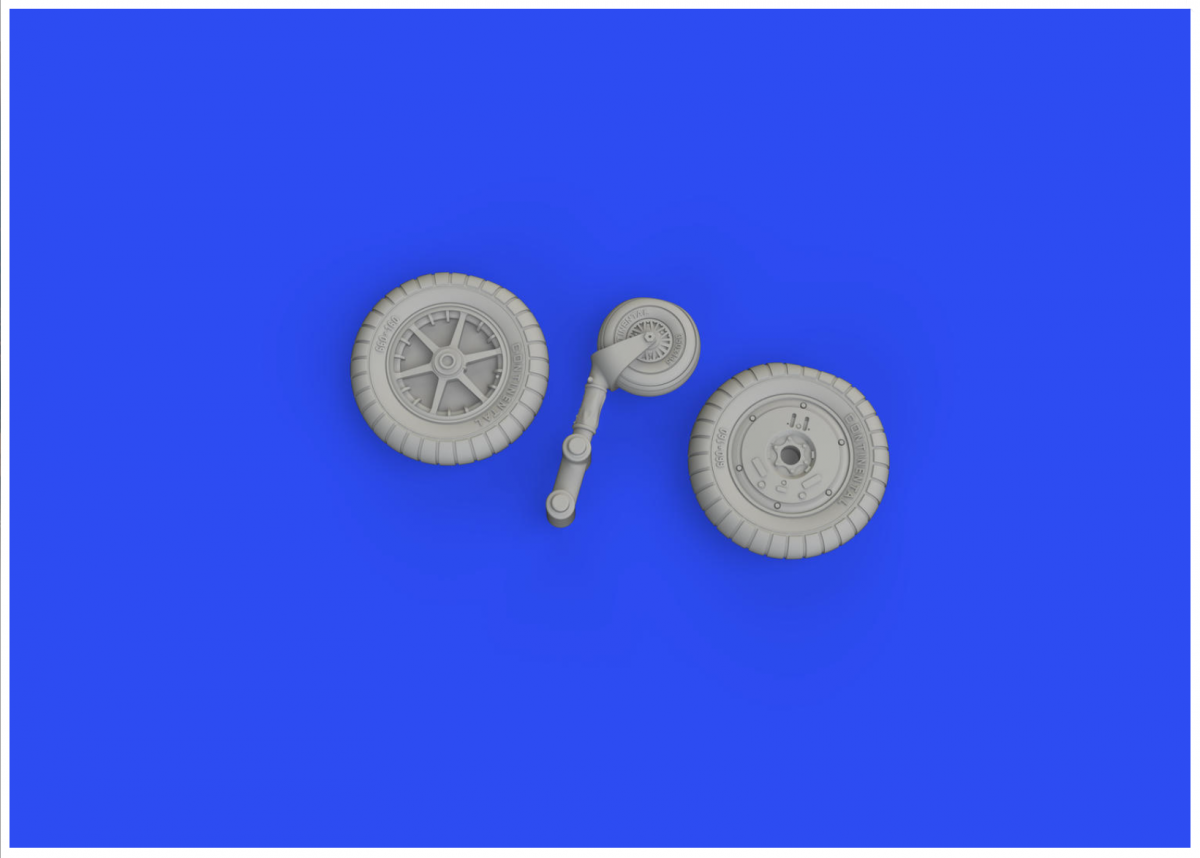 Eduard 648720 Bf 109G-4 wheels EDUARD 1/48 – zdjęcie 3