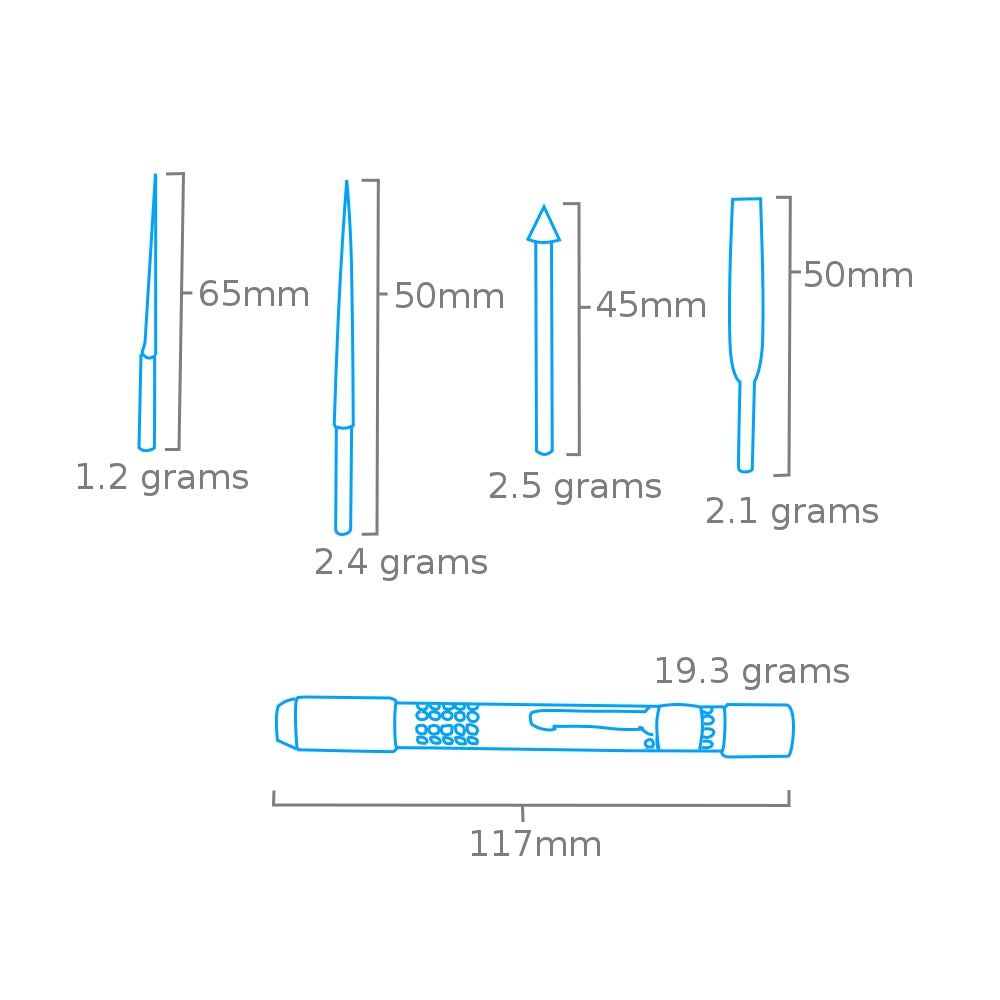 Modelcraft PFL6009 4 Pce Diamond Reamer &amp;amp; File Set – image 2