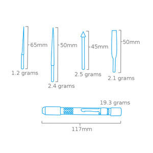 Modelcraft PFL6009 4 Pce Diamond Reamer &amp;amp; File Set – image 2