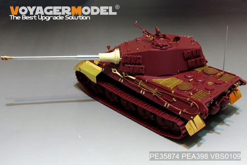 Voyager Model PE35874 WWII German King Tiger (Hensehel Turret) for MENG 1/35 – zdjęcie 8
