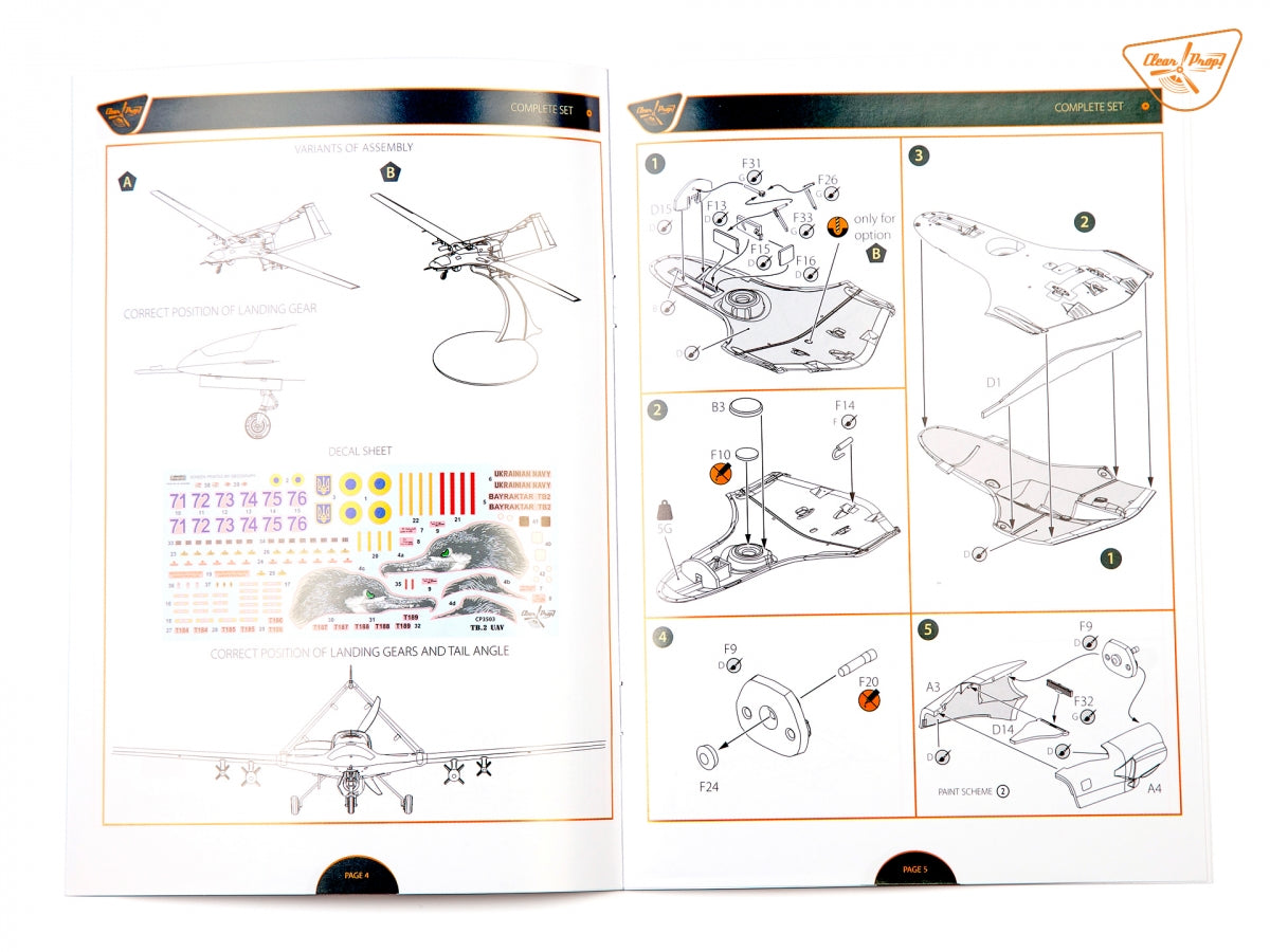 Clear Prop! CP3503 TB.2 UAV Ukrainian Navy STARTER KIT 1/35 – image 23