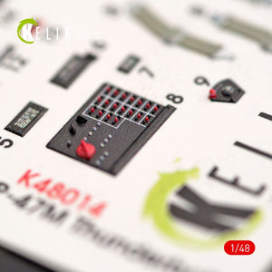 KELIK K48014 P-47M &amp;quot;THUNDERBOLT&amp;quot; INTERIOR 3D DECALS FOR TAMIYA KIT 1/48 – zdjęcie 4