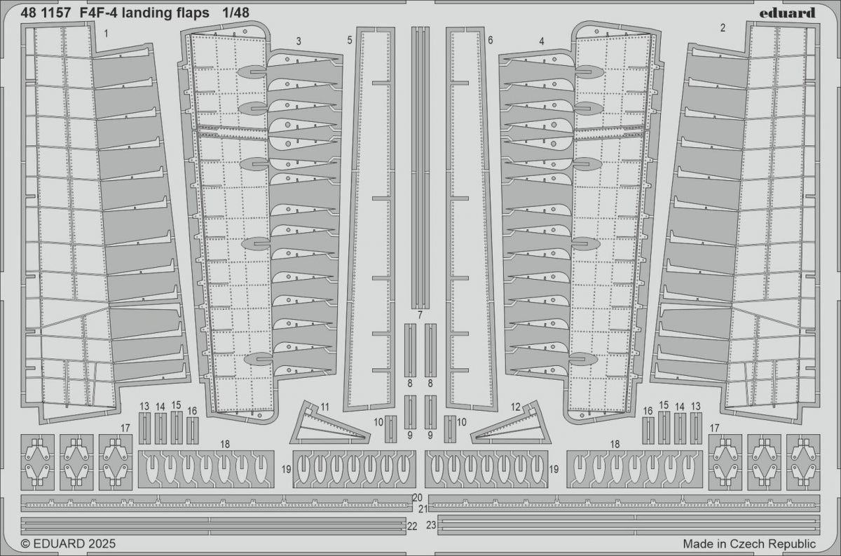 Eduard 481157 F4F-4 landing flaps Academy 1/48
