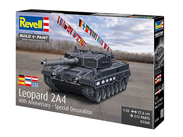 Revell 03368 Leopard 2A4 - 40th Anniversary Special Decoration 1/35