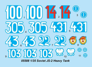 Trumpeter 05588 Soviet JS-2 Heavy Tank 1/35 – zdjęcie 2