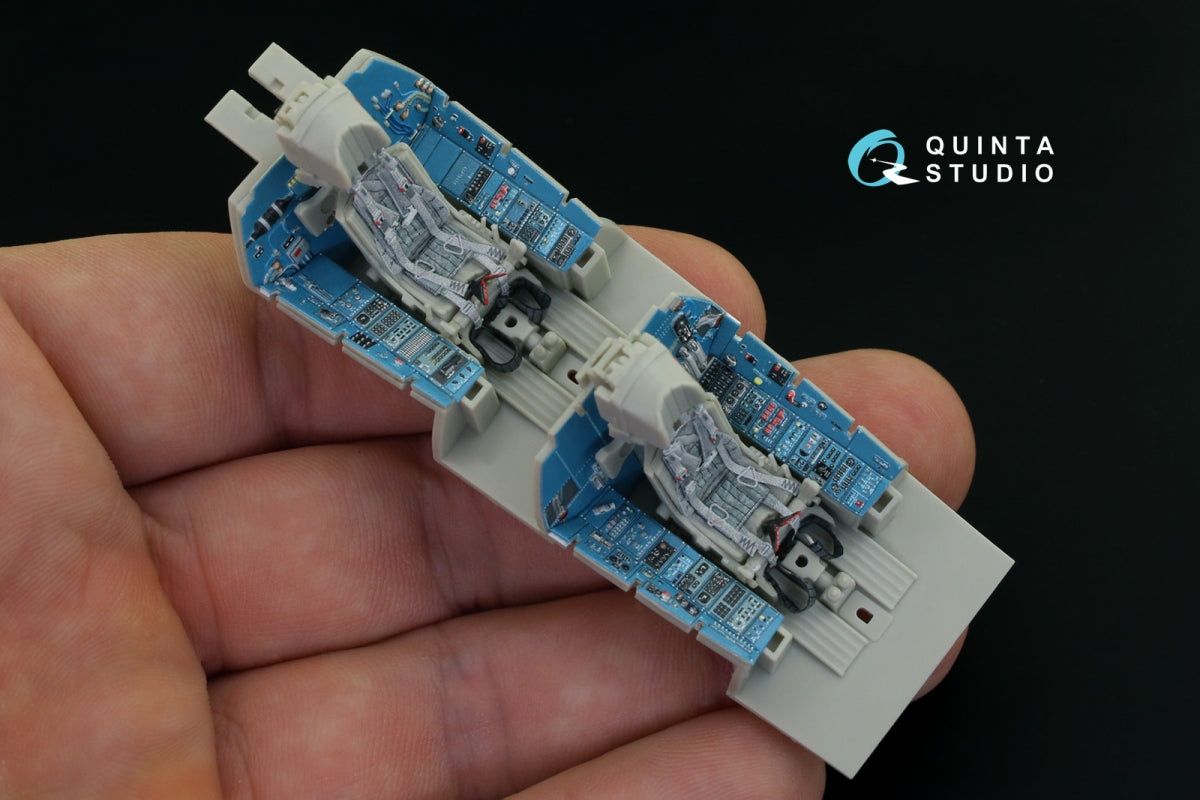 Quinta Studio QD48212 Su-30MKK 3D-Printed &amp;amp; coloured Interior on decal paper (KittyHawk) 1/48 – zdjęcie 8