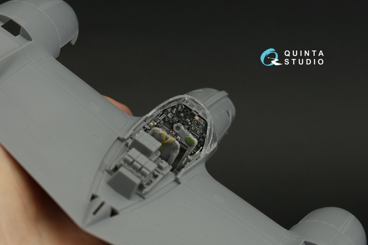 Quinta Studio QD48327 P-38J 3D-Printed &amp;amp; coloured Interior on decal paper (Tamiya) 1/48 – zdjęcie 8