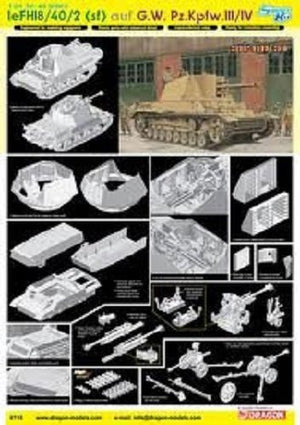 Dragon 6710 leFH18/40/2 (sf) auf GW Pz.Kpfw.III/IV (1/35) – image 2