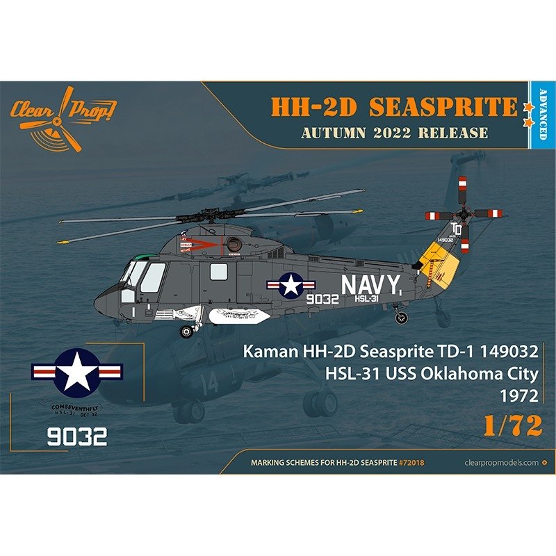 Clear Prop! CP72018 HH-2D Seasprite ADVANCED KIT 1/72 – zdjęcie 4