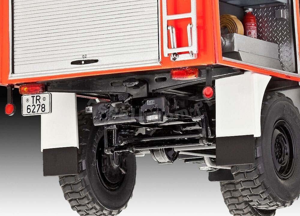 Revell 07512 Mercedes-Benz Unimog U1300L TLF 8/18 1/24 – zdjęcie 9