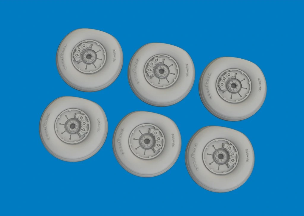 Eduard 672393 Chinook HC.1 wheels AIRFIX 1/72 – zdjęcie 2