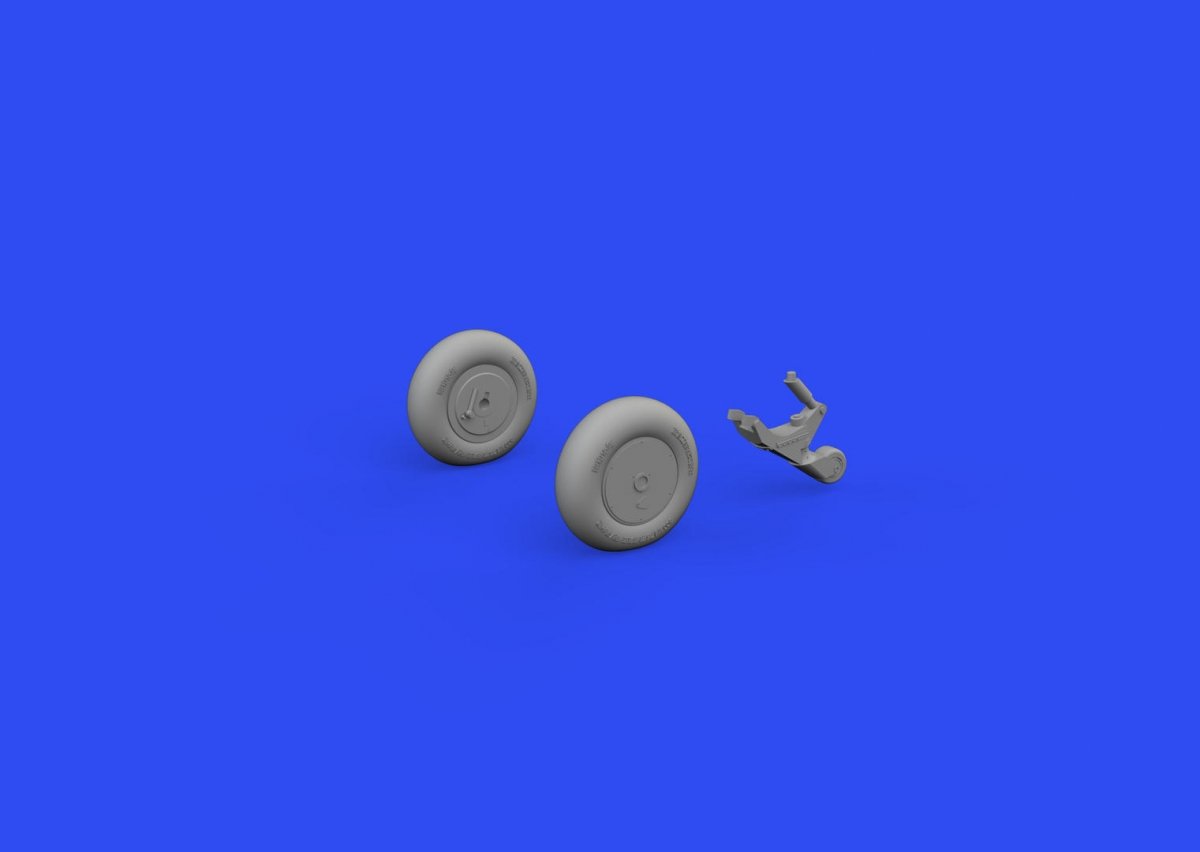 Eduard 648808 A6M wheels w/ smooth tire EDUARD 1/48 – zdjęcie 2