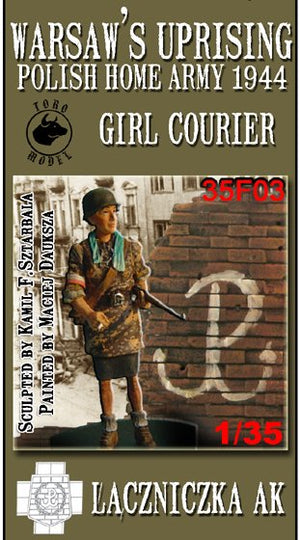 ToRo Model 35F03 Warsaw Uprising - AK Courier / Warsaw&amp;#39;s Uprising girl courier - Polish Home Army 1944 1/35