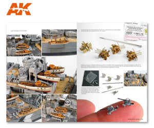 AK Interactive AK249 MODELLING FULL AHEAD 3: BISMARK &amp;amp; TIRPITZ (English) – zdjęcie 10