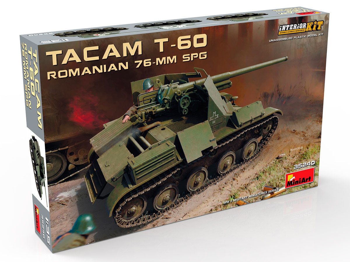 MiniArt 35240 ROMANIAN 76-mm SPG TACAM T-60 INTERIOR KIT 1/35 – zdjęcie 16