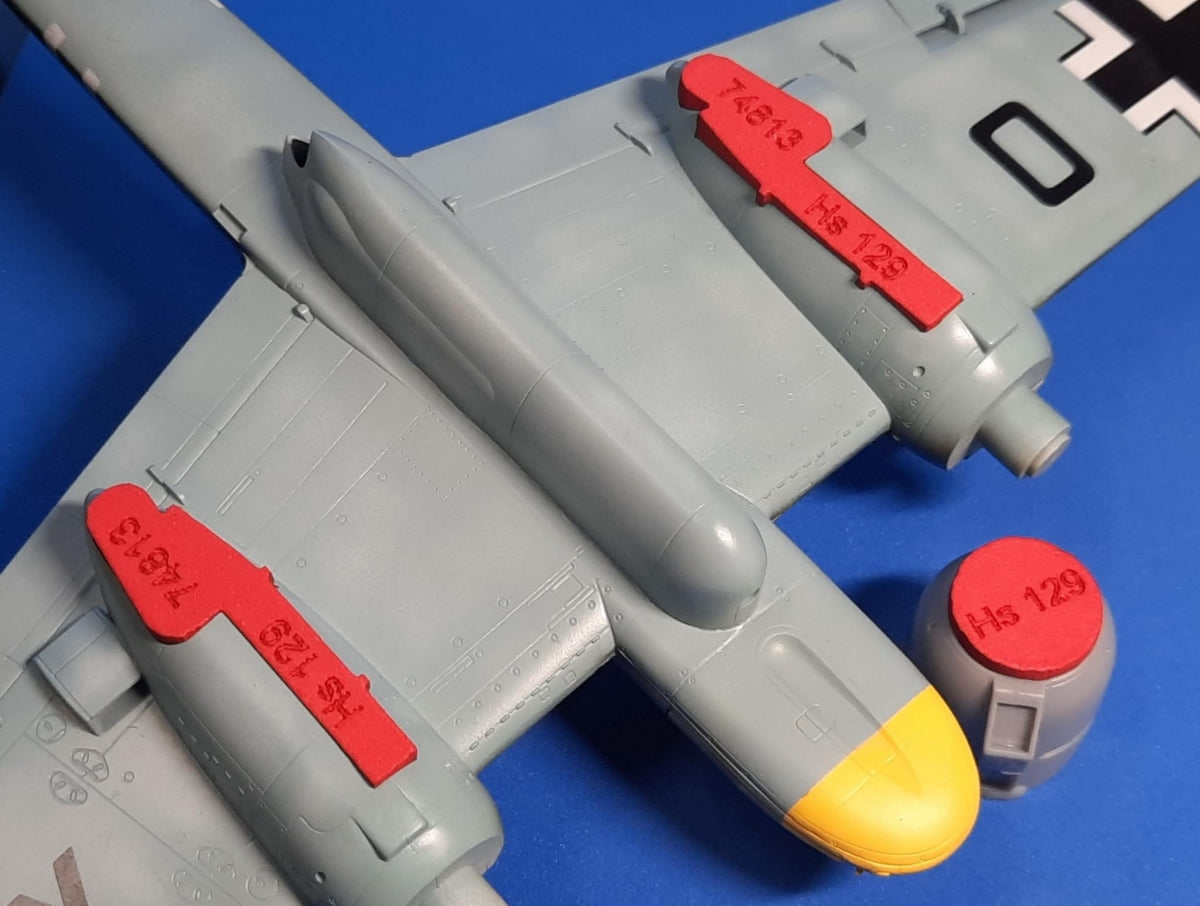 Omask 74813 Henschel Hs 129 wheel bay plugs (for Hasegawa, MN Hobby, Hobby 2000)) 1/48 – zdjęcie 2