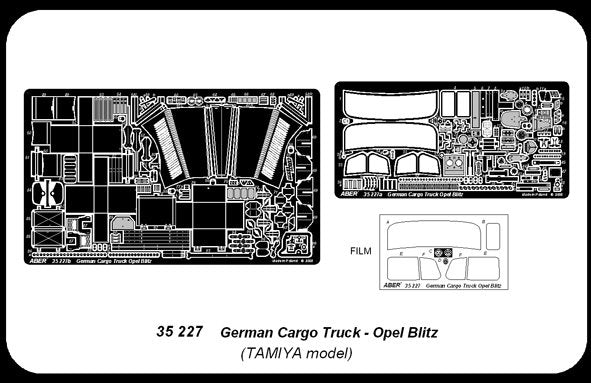Aber 35227 German Cargo Truck - Opel Blitz 1/35 – Bild 4