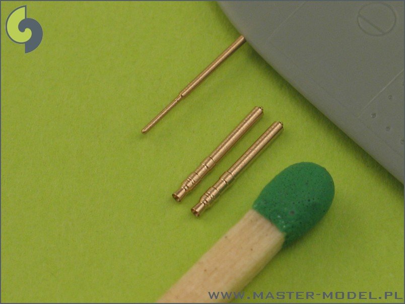 Master AM-72-011 Bf 109 G5 - G14, K armament set (MG 131 tips) &amp;amp; Pitot Tube – image 3