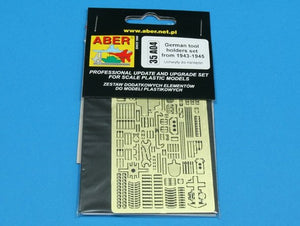 Aber 35A004 Uchwyty do niemieckich narzędzi do 1945 1/35 – zdjęcie 3
