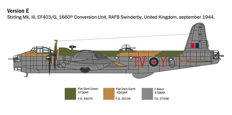 Italeri 1462 Stirling Mk. III 1/72 – zdjęcie 9
