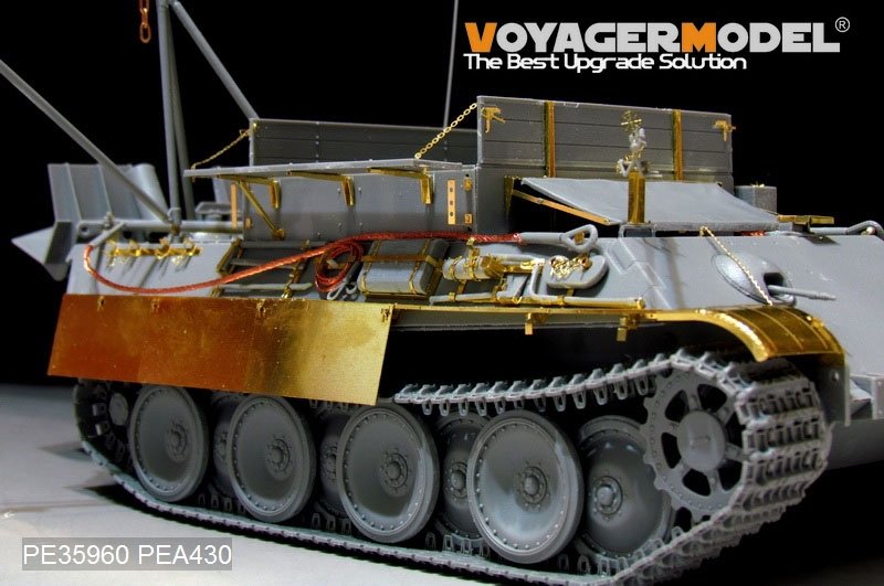 Voyager Model PE35960 WWII German Bergepanther Ausf.G Basic For TAKOM 2107 1/35 – zdjęcie 11